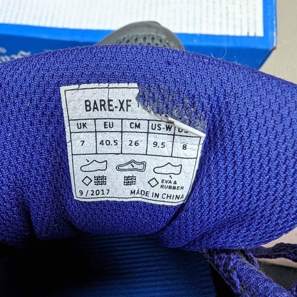 Inov8 BareXF Black‎ Purple Women’s Sneakers- Size 9.5 - Picture 8 of 8